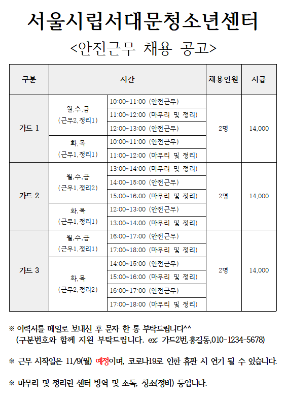 11월 안전근무 채용공고(캡쳐).PNG