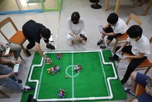 2021 평화통일교육 '우리는 통(統)화중' 남북단일팀 로봇코딩축구 - 두번째 스토리